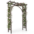 Garden Arch Trellis 85" Tall Fir Wood for Climbing Plants