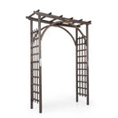 Garden Arch Trellis 85" Tall Fir Wood for Climbing Plants