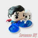 Floating Shelf sized to fit Funko Pop Superman #562 & Krypto #565
