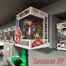 Floating Shelves for Funko Pop! DELUXE Box or Super 6-INCH fits 6.5W X 5.5D | Fits Soft Plastic Box Cases/Protectors