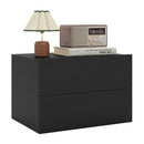Wall Mounted Floating Nightstand with 2 Drawers