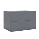 Wall Mounted Floating Nightstand with 2 Drawers