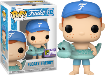 Populaire! Originaux : Freddy Funko avec Loch Ness Floaty (exclusivité SDCC)