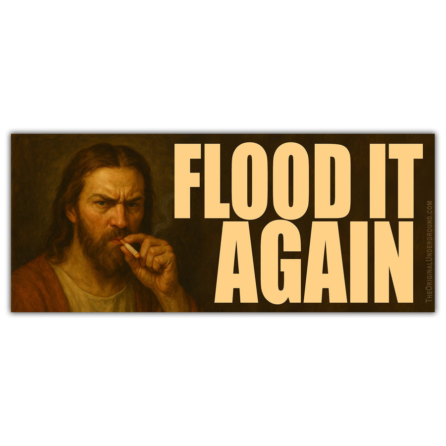 Flood It Again Car Magnet