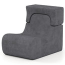 Floor Chair Lazy Sofa with Detachable Headrest