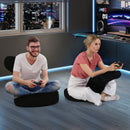 Floor Comfy Gaming Leisure Chair with Adjustable Headrest and Backrest