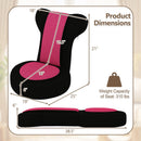 Floor Comfy Gaming Leisure Chair with Adjustable Headrest and Backrest