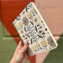 Floral Spiral Notebook | Double-sided 120 Lined Pages Folk Art Style Journal