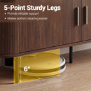 Fluted TV Stand for TVs up to 60" Mid Century Curved Entertainment Center