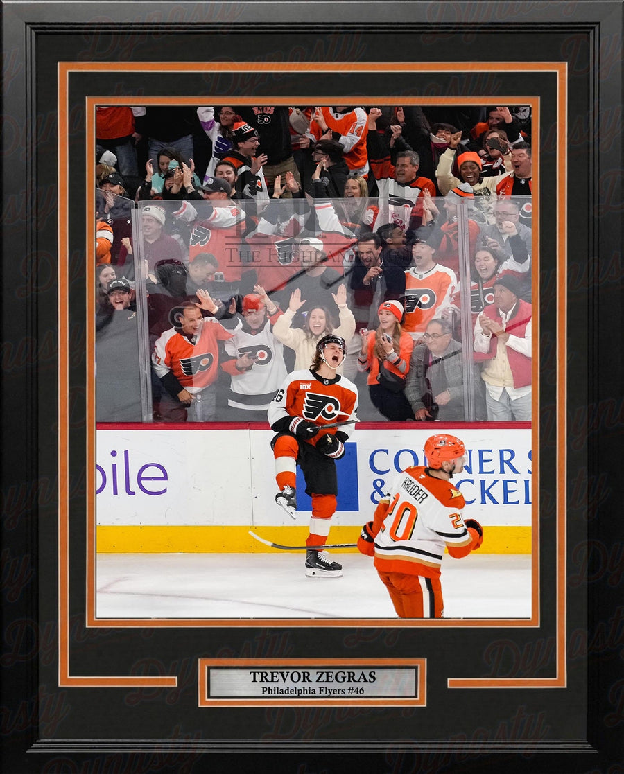 Trevor Zegras Philadelphia Flyers Celebration 11