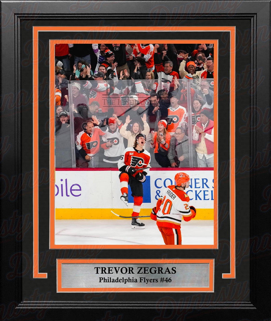 Trevor Zegras Philadelphia Flyers Celebration 8