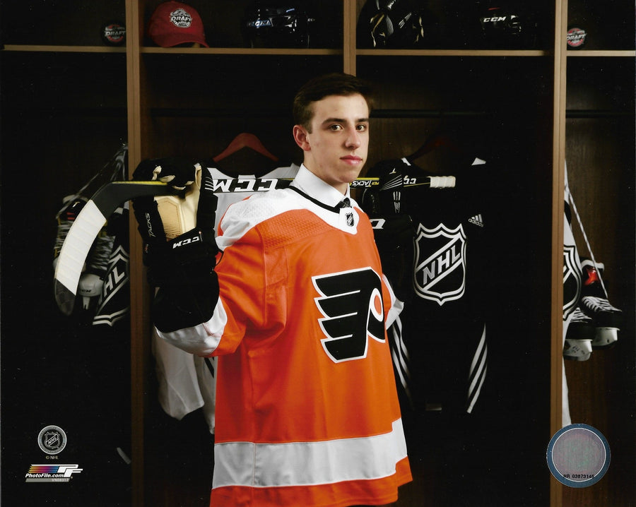 Morgan Frost Locker Room Philadelphia Flyers 8