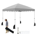 Foldable 10 X 10 Feet Pop up Canopy Tent with Wheeled Bag