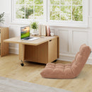 Foldable Coffee Table with Storage Cabinet Extendable Center Table