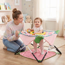 Foldable Baby Jumper with Canopy and Interactive Toys