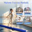 Folding Balance Beam with Solid Wood Base and Anti-slip Bottom