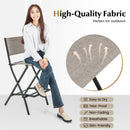 9 FT Scalloped Solar Patio Umbrella Market Table Umbrella with 24 LED Lights