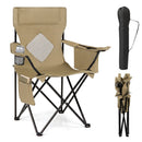 Folding Camping Chair with Mesh Back and Carrying Bag
