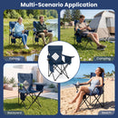 Folding Camping Chair with Mesh Back and Carrying Bag