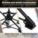 Folding Camping Stool 360¬∞ Swivel Hunting Chair with Anti-Sink Feet