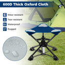 Folding Camping Stool 360¬∞ Swivel Hunting Chair with Anti-Sink Feet
