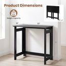 Folding Console Table with Space-Saving Design