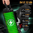 Folding Electric Bicycle for Adults with 20-Inch Fat Tires Snow E-Bike