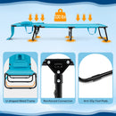 Folding Face Down Tanning Chair with Face Hole 3 Removable Pillows