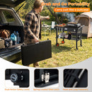 Folding Grill Cart for 17" and 22" Griddles with Heat Mat