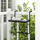Folding Hanging Table with 3-Level Adjustable Height for Patio Balcony