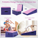 Folding Incline Yoga Gymnastics Tumbling Mat with EPE Foam