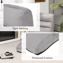 Folding Lazy Sofa Chair Stylish Sofa Couch Beds Lounge Chair W/Pillow