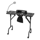 Folding Manicure Nail Table with Electric Dust Collector