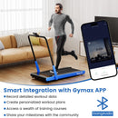 3-in-1 3HP Folding Treadmill with Smart Apps Remote Control and Speakers