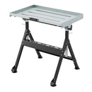 Folding Welding Table Welding Workbench with 2 Fixed Wheels 4-Level Height