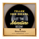 Follow Your Dreams Glass Dome Paperweight | In a Gift Box