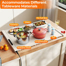 Food Warming Mat Rollable and Portable Electric Warming Tray with Fasting Heating