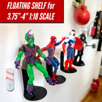 Foot Holder Shelves for 3.75"–4" Action Figures | 1:18 Scale Display Holders