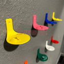 Foot Stand Wall Mounts for 6 inch or 7 inch action figures, display stand fits McFarlane, Marvel Legends 1:12 scale