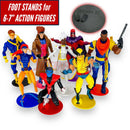 Foot Stands for 6 inch or 7 inch action figures, display stand fits McFarlane, Marvel Legends 1:12 scale