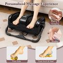 Foot and Calf Massager with Heat Shiatsu Deep Kneading Rolling Smart Electric Leg Massager