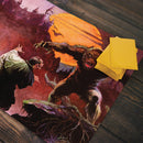 Wolfman and Dracula Playmat