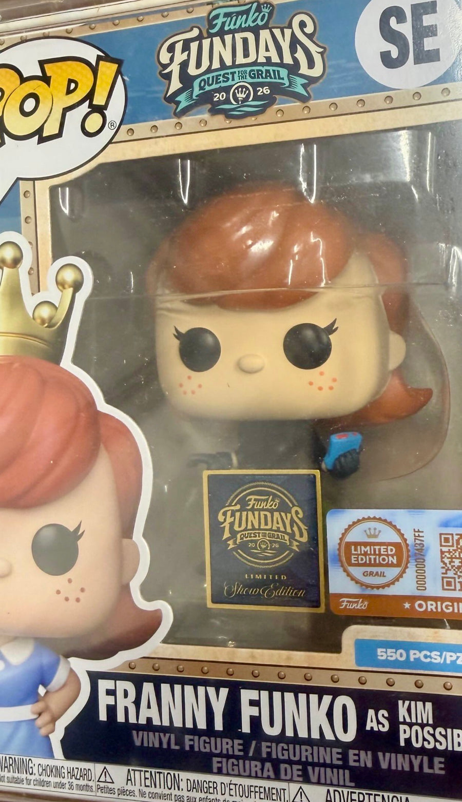 Fundays: Quest for the Grail - Atlantis 2026 Franny Funko as Kim Possible with Protector & Guaranteed Min LE550