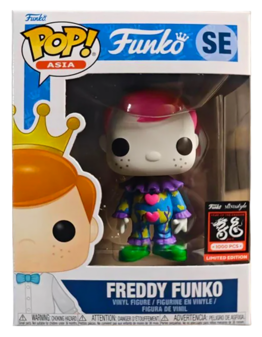 Pop! Asia (Mindstyle Mission Control) - LE1000 Freddy Funko as Love Combrat (Blacklight)