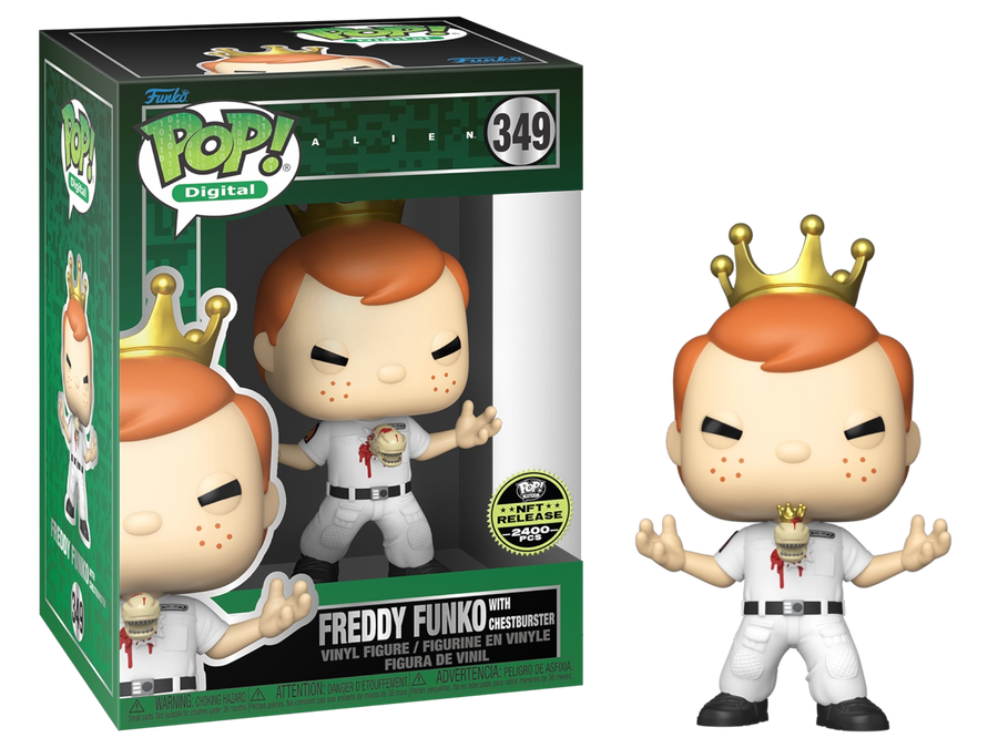 Freddy Funko With Chestburster NFT Royalty LE2400 #349