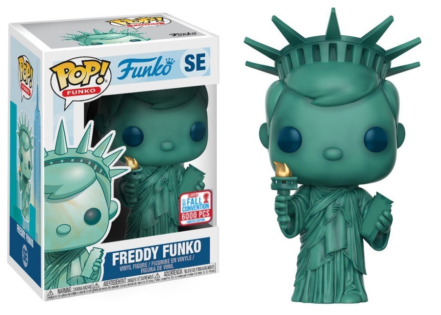 Freddy Funko (Statue of Liberty) Fall Convention Shared Exclusive - Funko-Shop LE6000 #SE