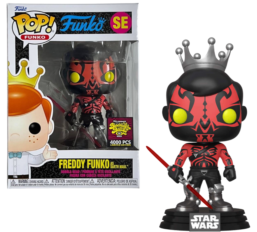 LE4000 Freddy Funko as Darth Maul (Blacklight Battle Online)