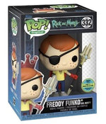 PREORDER (Estimated Arrival Q1 2025) Pop! Digital: Rick and Morty x Funko Series 1 - Freddy Funko as Evil Morty (NFT Royalty)