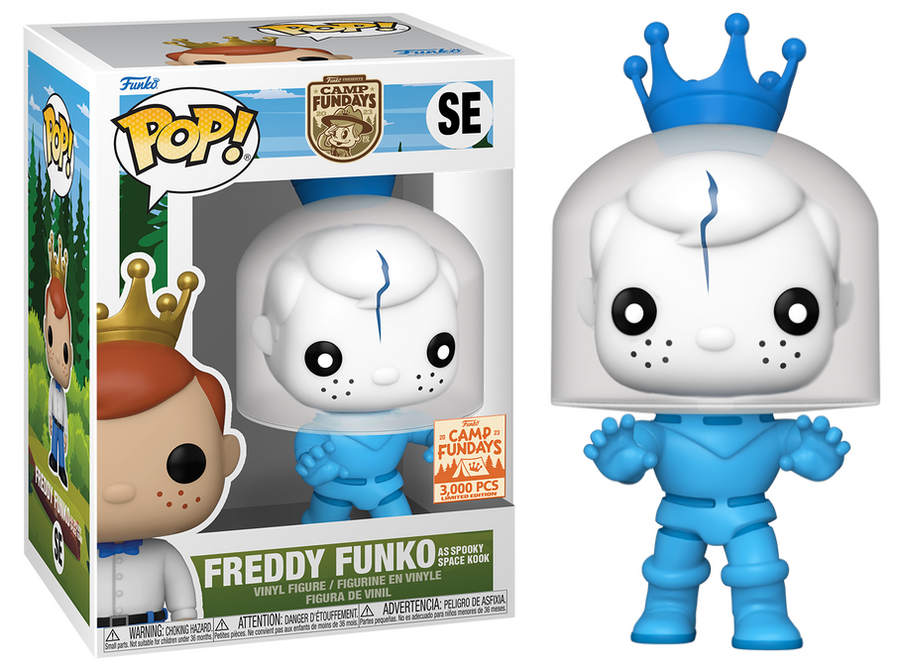 Freddy Funko as Spooky Space Kook Camp Fundays Online Sticker LE3000 #SE