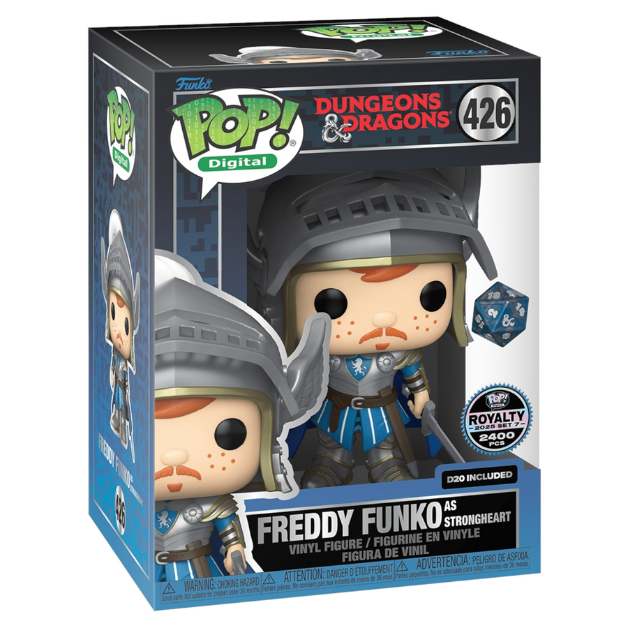 Pop! Digital Dungeons & Dragons Series 2 Freddy Funko as Strongheart with D20 (NFT Royalty) #426 LE2400